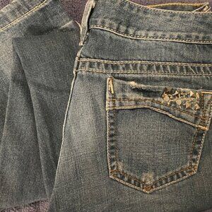 Women's REAL ARIAT "Amber" blue denim‎ jeans